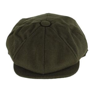 Epoch Hats Company Men's Melton Wool 8 Quarter Newsboy Cap